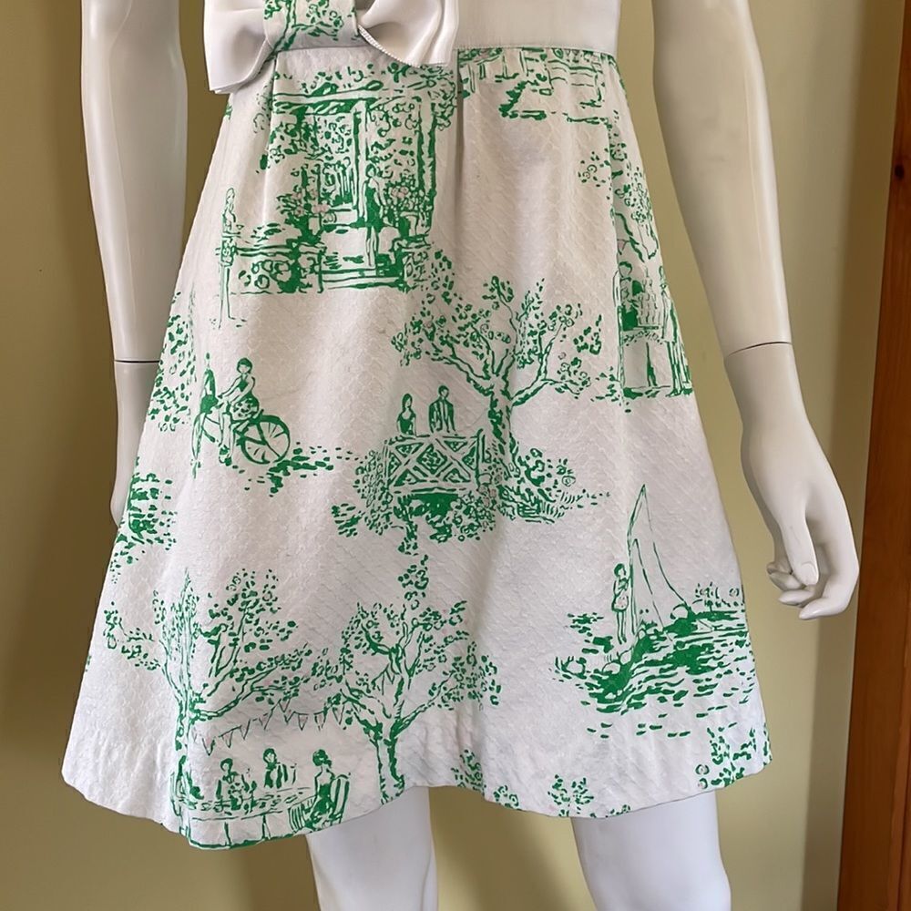 Lilly Pulitzer Darlene’s Dress Spring Fever Toile - Picture 3 of 7